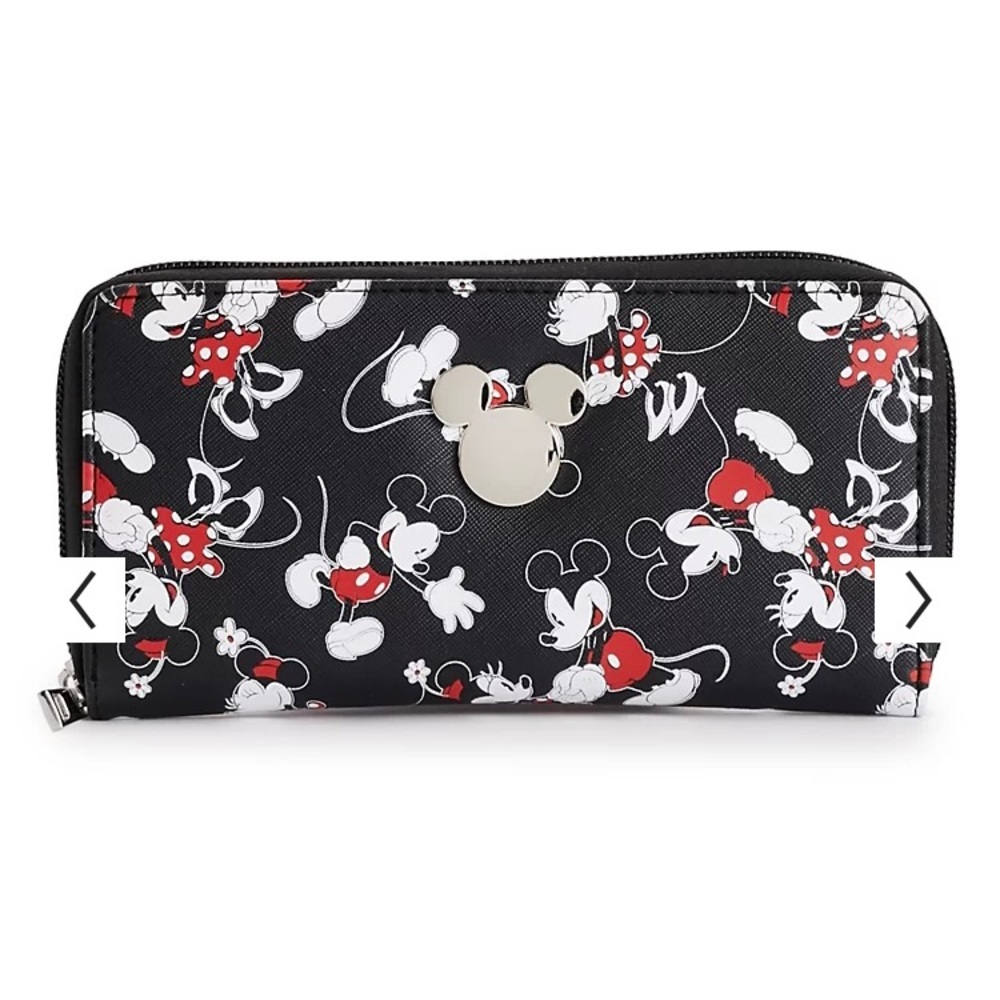 BRAND NEW Disney's Mickey & Minnie Zip Around Wallet ❤️❤️❤️